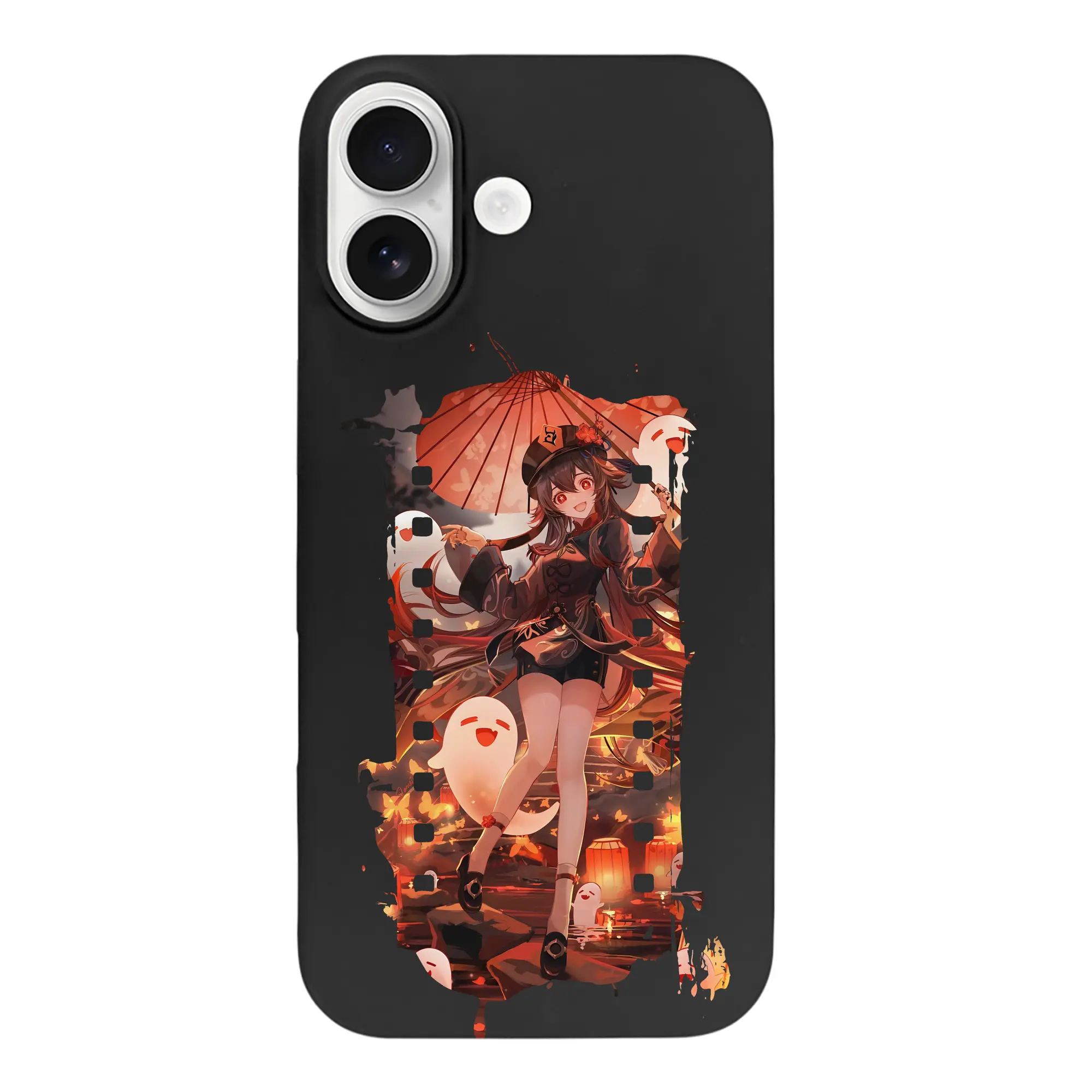 原 神 グッズ フータオ - iPhone 17 シリーズ シリコンケース 薄型 耐衝撃 指紋防止 ソフトタッチカバー 精密フィット 傷防止 保護ケース iPhone 17/17 Air/17 Pro/17 Pro Max 対応